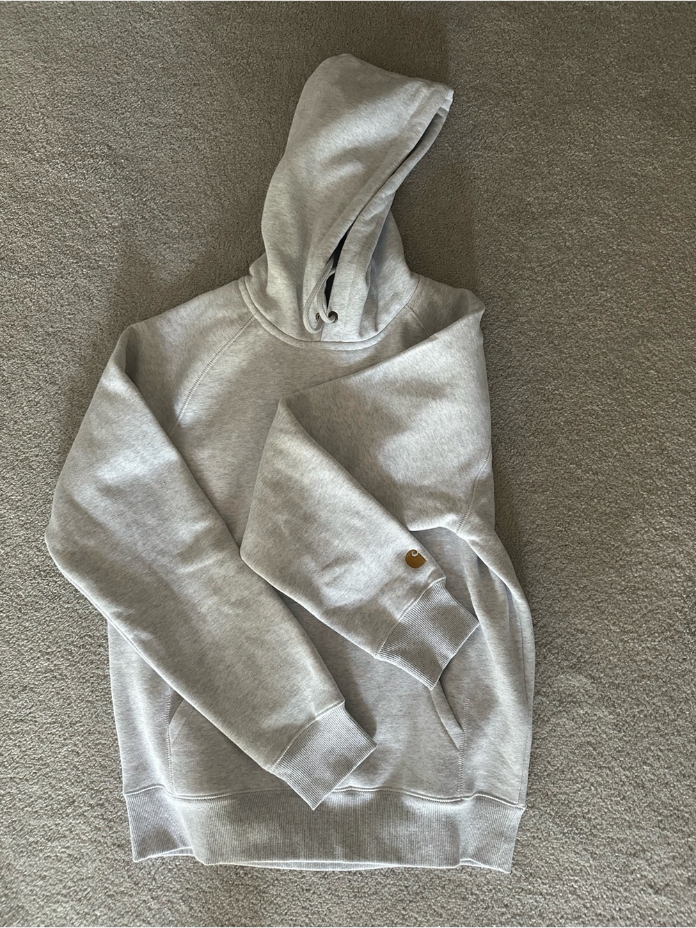 Carhartt WIP Light Gray Crewneck Hoodie